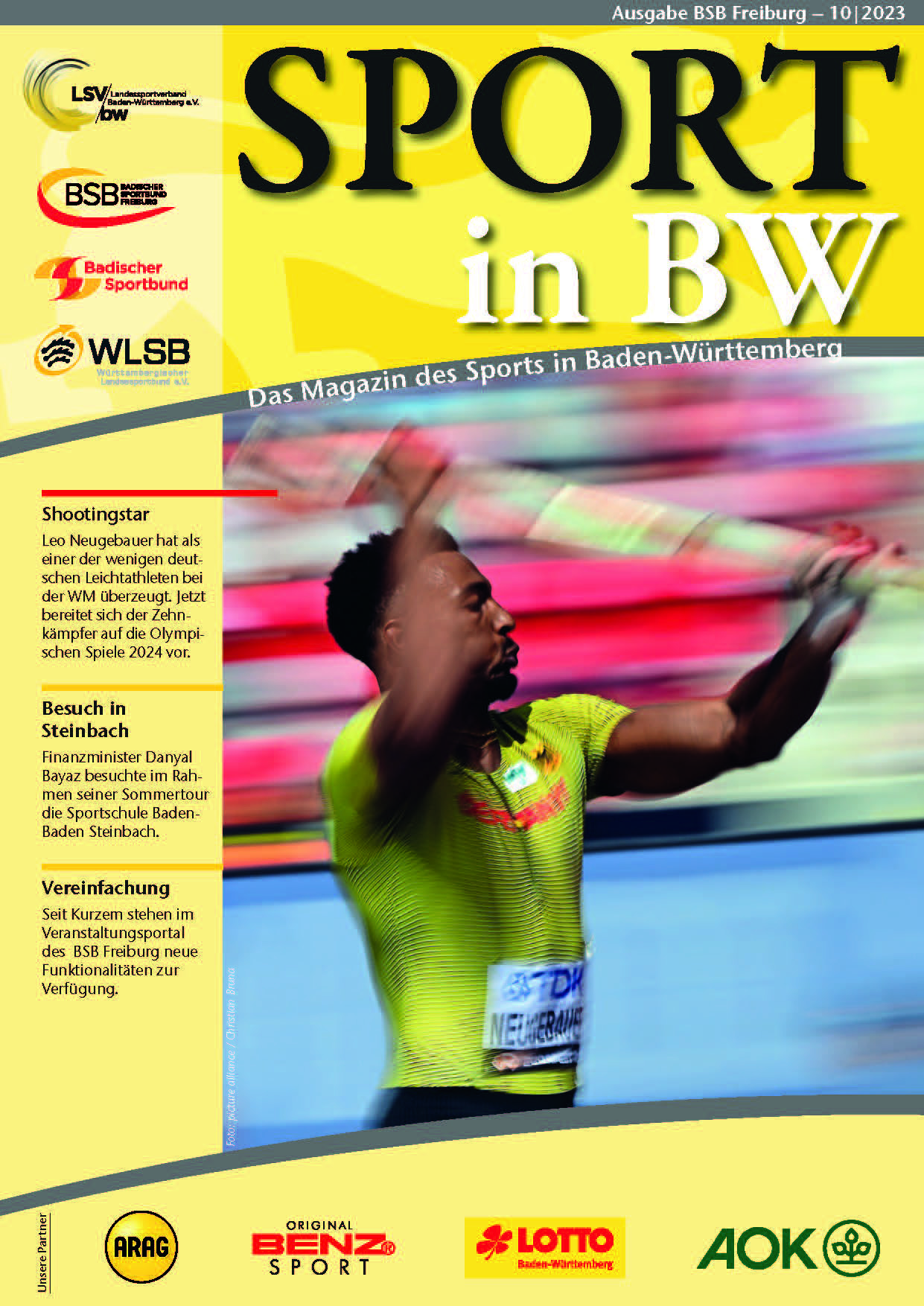 Sport in BW Cover - Leichtathletik