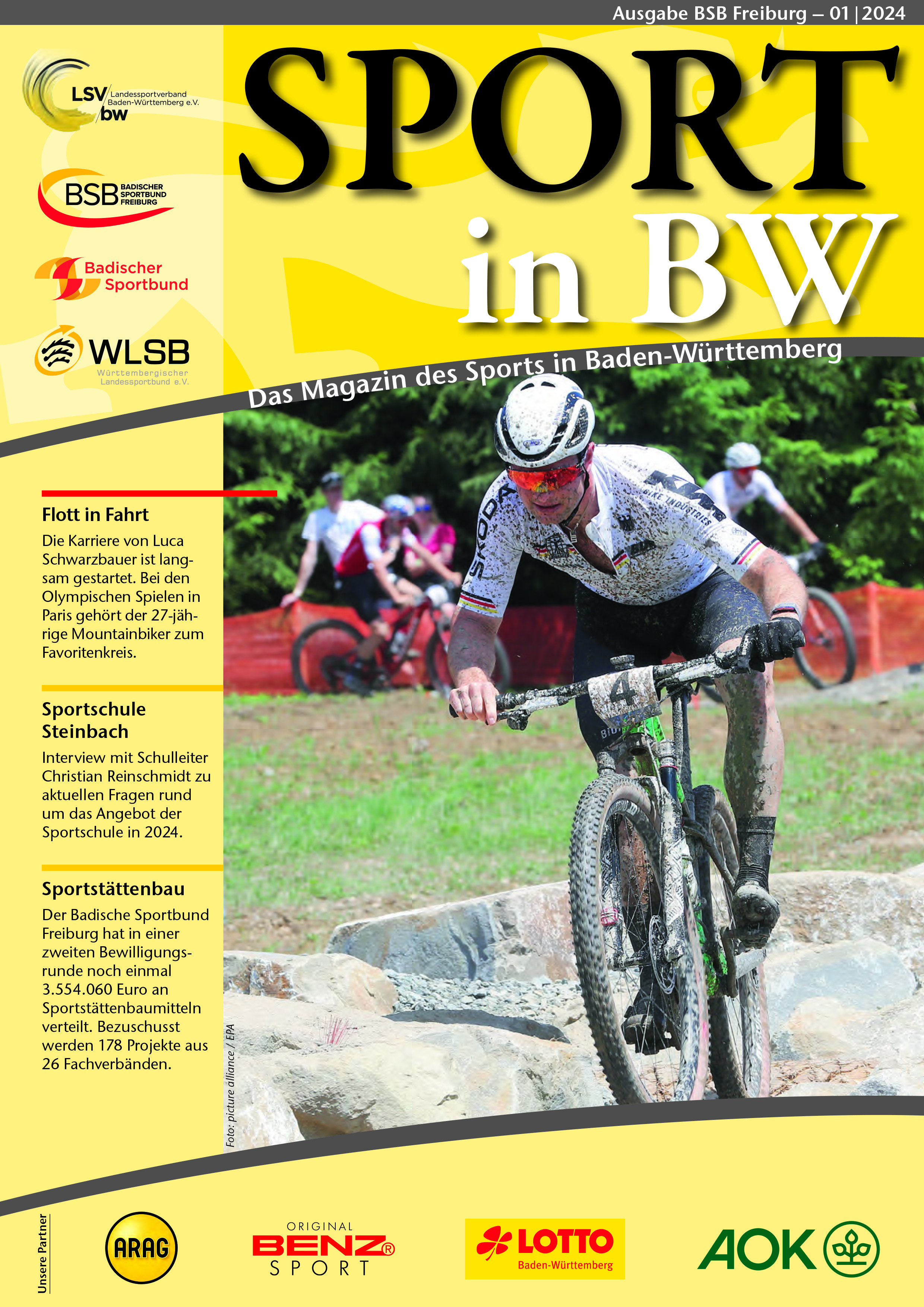 Cover Sport in BW Magazin - Mountainbike